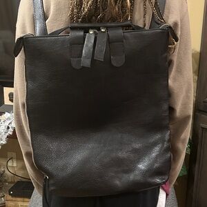 T. Nobile Made in Italy Elegant Black Women's Backpack